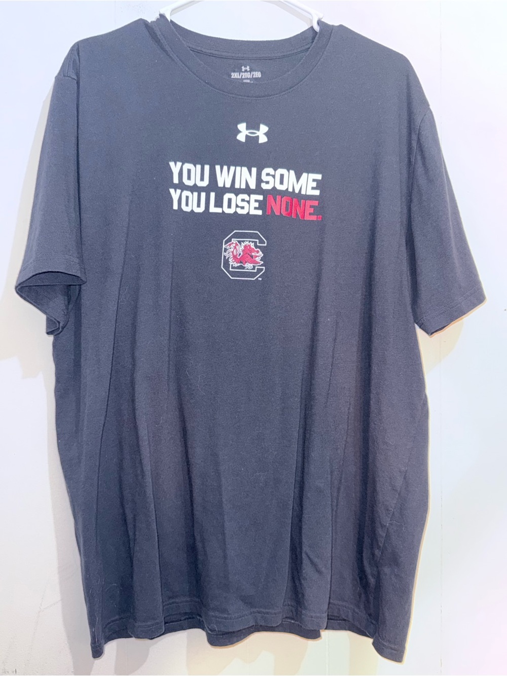 Under Armour South Carolina Gamecocks "Lose None" Undefeated Parade Shirt 2XL